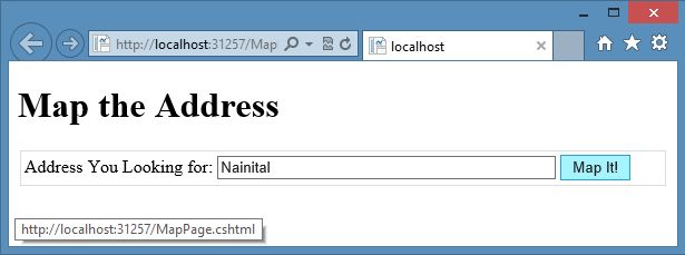Search Address to Map